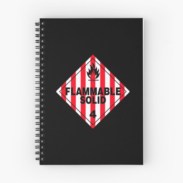 Item preview, Flammable Solid Black designed and sold by Rupert Russell.