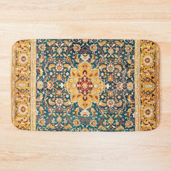 Item preview, Amritsar Punjab Northwest Indian Rug Print designed and sold by Vicky Brago-Mitchell®.