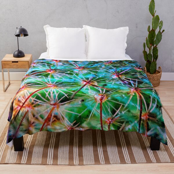 Item preview, rainbow cactus photograph close up designed and sold by JanineEK.