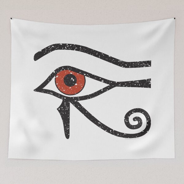 Item preview, Eye of Horus Ancient Egyptian Symbol of Protection (WH) designed and sold by PyramidPrintWrx.
