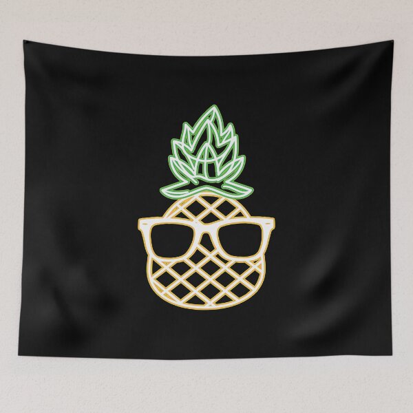 Item preview, Luau Party Pineapple print For Glow Party Costume designed and sold by woodsgoodsco.