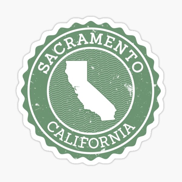 California Stamps (for Journaling)  Sticker for Sale by EliQuotes