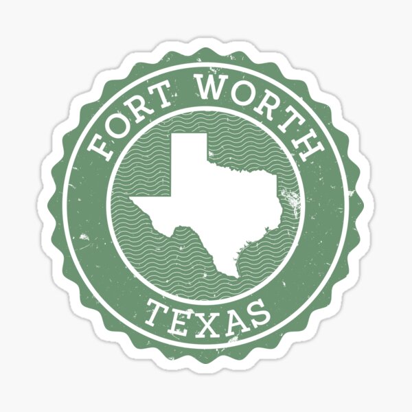 Fort Worth, Texas (Stamp) Sticker