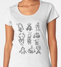 Robots Premium Scoop T-Shirt