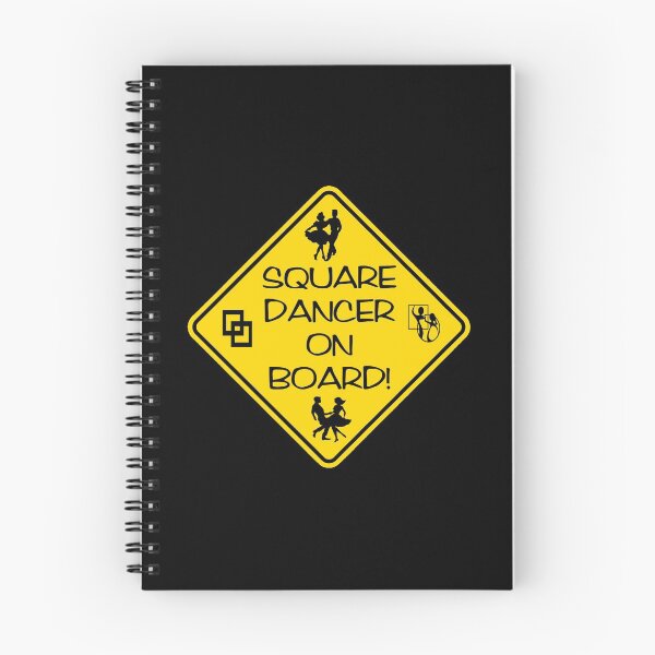 Item preview, SQD On Board BLK designed and sold by Square Dancing Gifts & Merchandise.