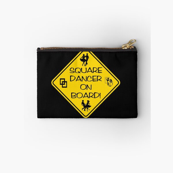 Item preview, SQD On Board BLK designed and sold by Square Dancing Gifts & Merchandise.