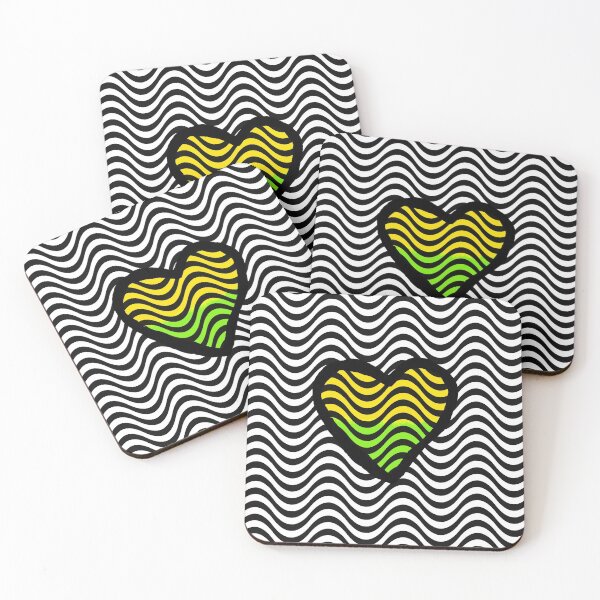 Item preview, Psychedelic Heart on Waves designed and sold by prettyvocal.