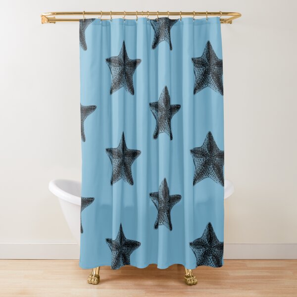 Star. Pretty starfish design Shower Curtain
