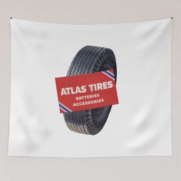 Item preview, Atlas Tires.Riding Into The '50s  designed and sold by taspaul.