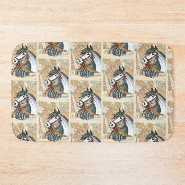Item preview, Arabian Horse on Saudi Arabia Map designed and sold by Elizabeth Staley.