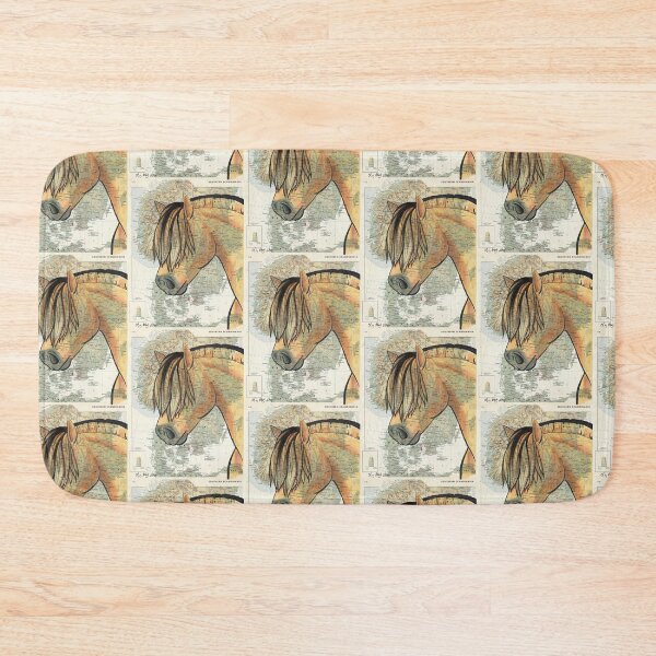 Item preview, Fjord Horse on Map designed and sold by Elizabeth Staley.
