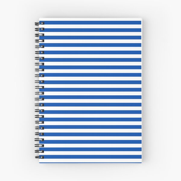 Item preview, Cobalt Blue and White Horizontal Stripes designed and sold by ColorPatterns.