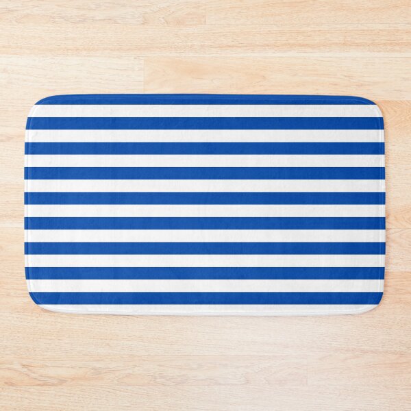 Item preview, Cobalt Blue and White Horizontal Stripes designed and sold by ColorPatterns.