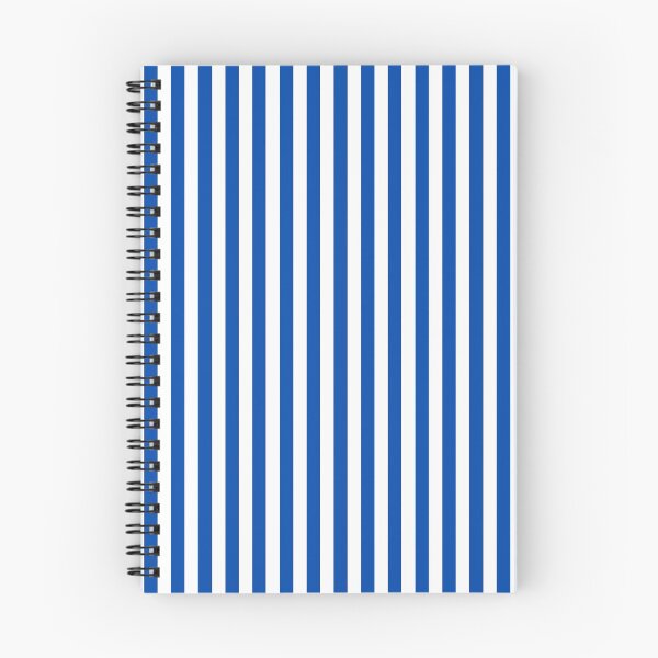 Item preview, Cobalt Blue and White Vertical Stripes designed and sold by ColorPatterns.