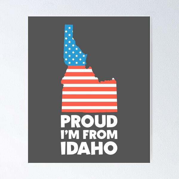 Item preview, Idaho American Flag - Fourth of July design designed and sold by bkfdesigns.