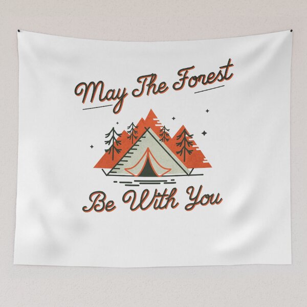Item preview, Vintage Camping shirts May The Forest Be With You designed and sold by ETIndustries.