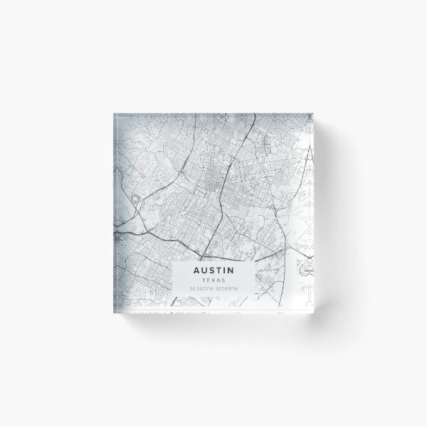 Item preview, Austin TX  Map designed and sold by Kara515.