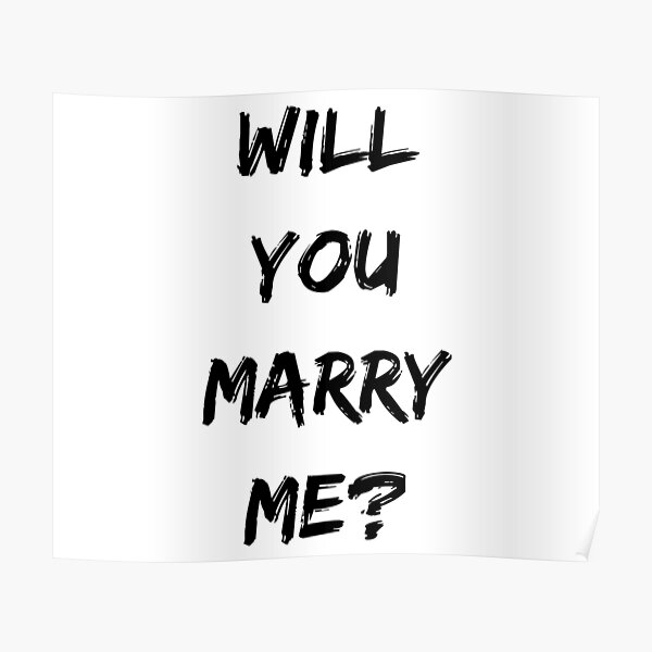 Will you Marry Me Poster