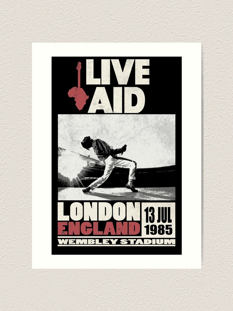 Alternate view of Live Aid at Wembley Art Print