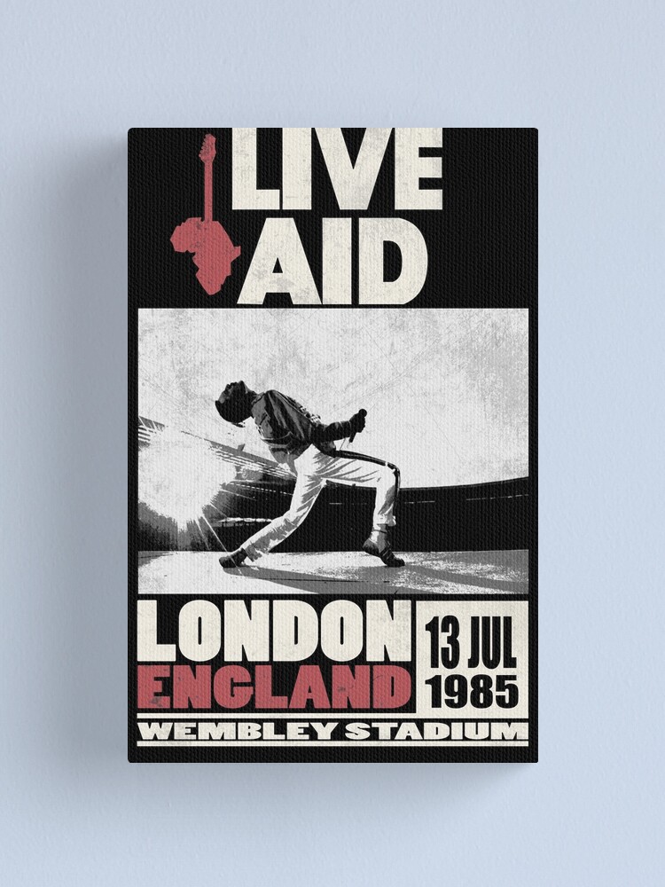 Alternate view of Live Aid at Wembley Canvas Print