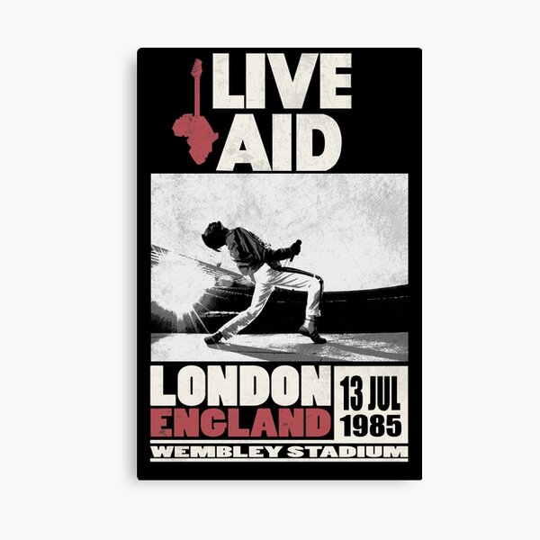 Live Aid at Wembley Canvas Print