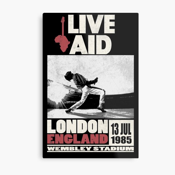 Live Aid at Wembley Metal Print
