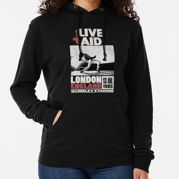 Live Aid at Wembley Lightweight Hoodie