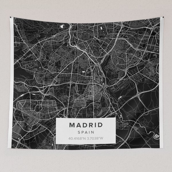Item preview, Madrid Map designed and sold by Kara515.
