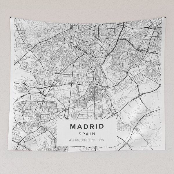 Item preview, Madrid Map designed and sold by Kara515.