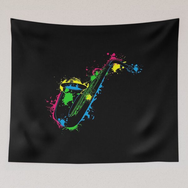 Item preview, Splash Saxophone Jazz Musician Saxophonist Gift designed and sold by alwe-designs.