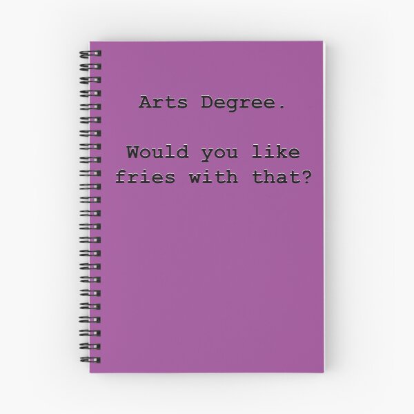 Artikelvorschau, Arts Degree. (Pommes damit) entworfen und verkauft von IanBiAM.