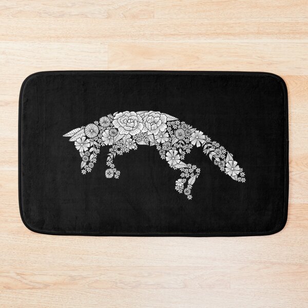Item preview, Flowered fox designed and sold by Orbys.