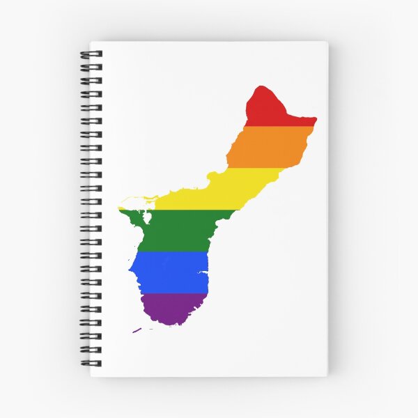 Item preview, LGBT Flag Map of Guam  designed and sold by abbeyz71.