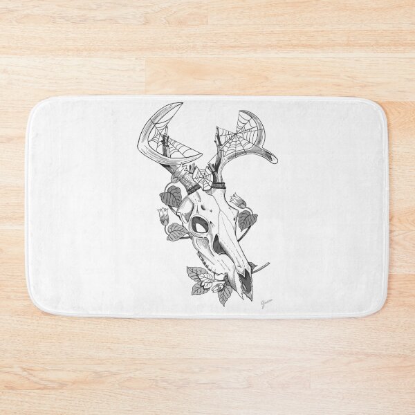 Item preview, Deer skull and Belladonna designed and sold by FatRabbitArt.