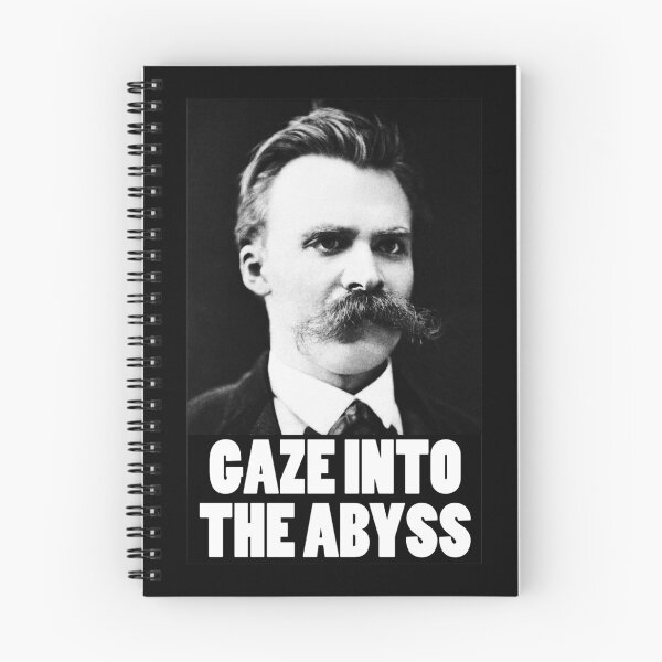 Item preview, Nietzsche Gaze Into The Abyss designed and sold by artpirate.