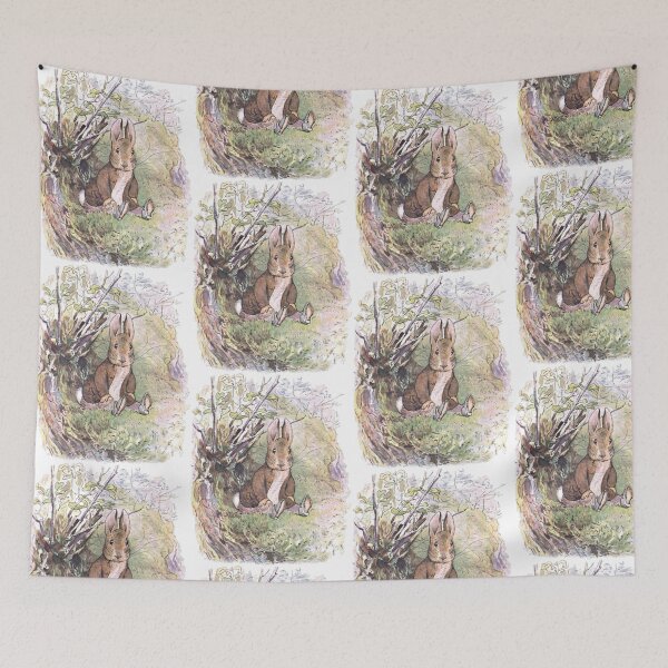 Item preview, BENJAMIN RABBIT SEES MR MCGREGOR LEAVING IN THE TRAP from “the Tale of Benjamin Rabbit” designed and sold by johndhalsted.