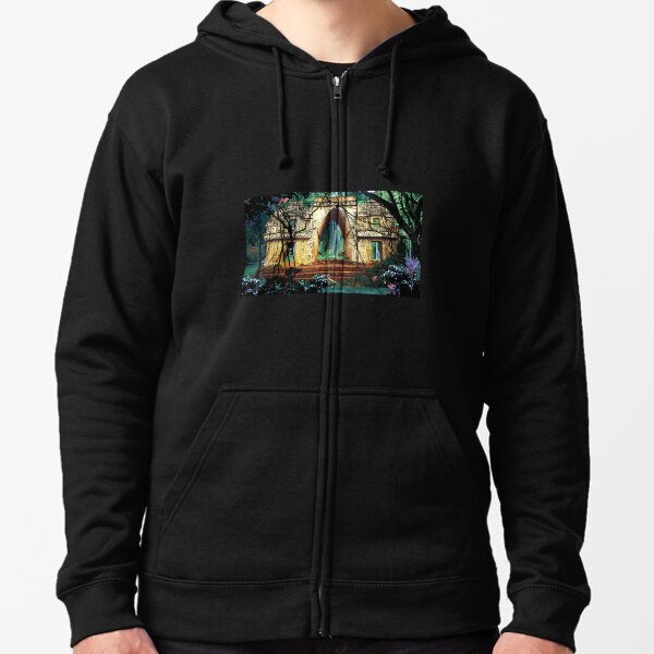 Temple of the Waters Zipped Hoodie