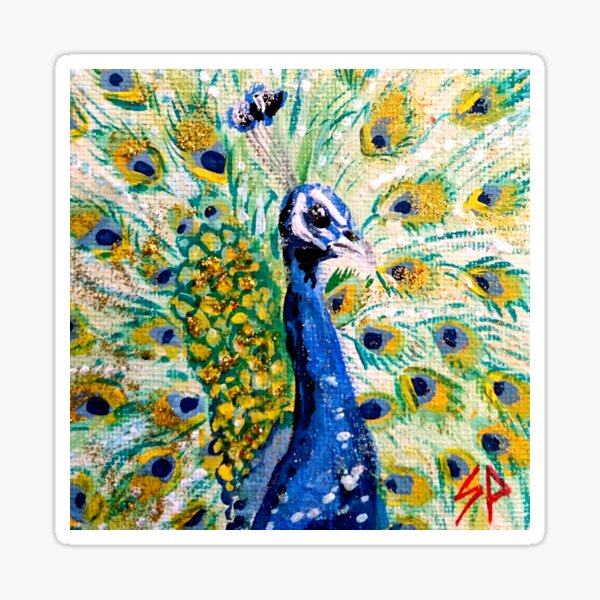 Peacock Sticker