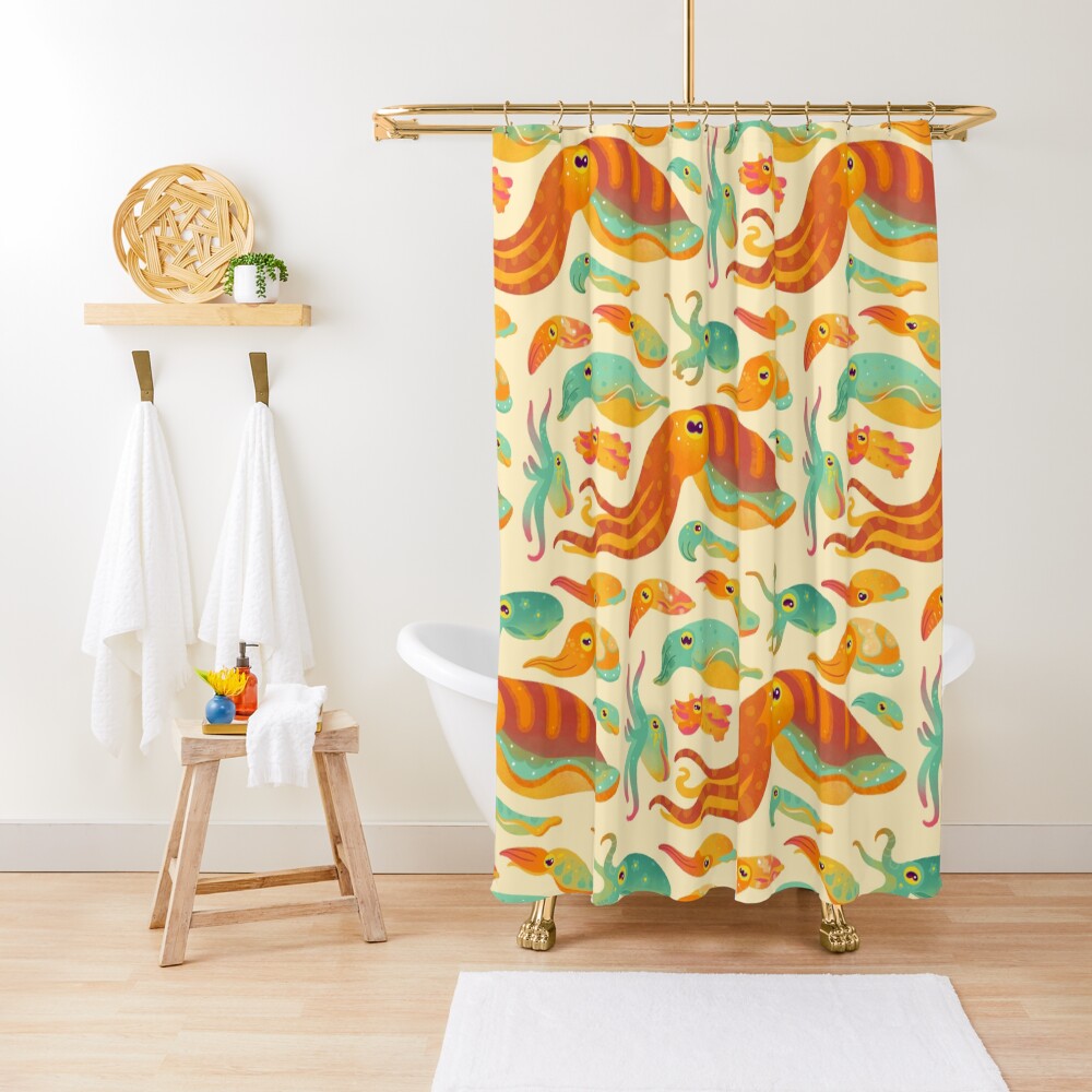 Cuttlefish Shower Curtain