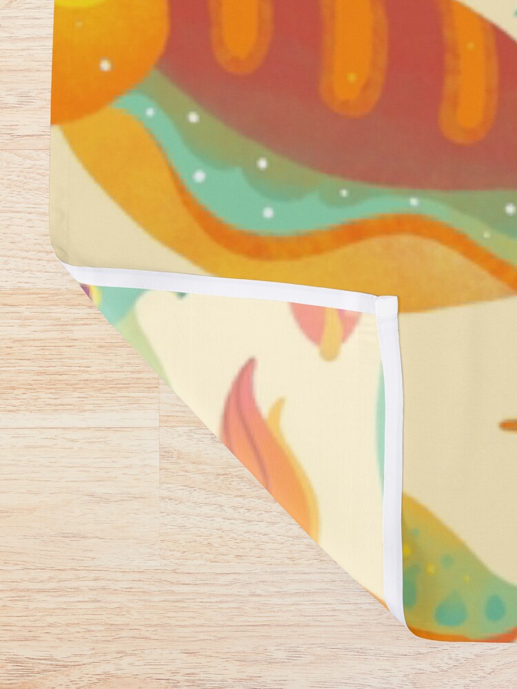 Alternate view of Cuttlefish Shower Curtain