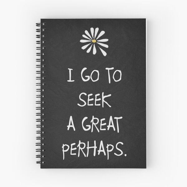 Item preview, I GO TO SEEK A GREAT PERHAPS - LOOKING FOR ALASKA - JOHN GREEN designed and sold by madebydidi.