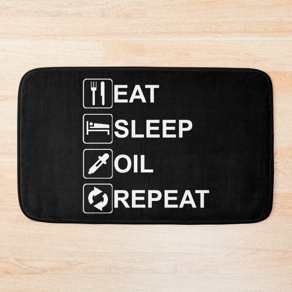 Item preview, Eat Sleep Oil Repeat designed and sold by asphaltbubble.