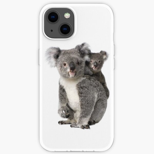 koala and her joey iPhone Soft Case