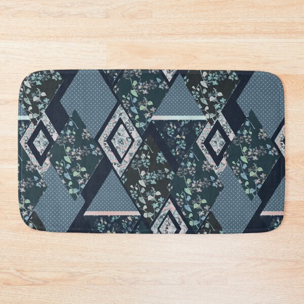 Item preview, Seamless abstract patchwork plaid patches pattern backrgound #patchwork #Rustic designed and sold by fuzzyfox.