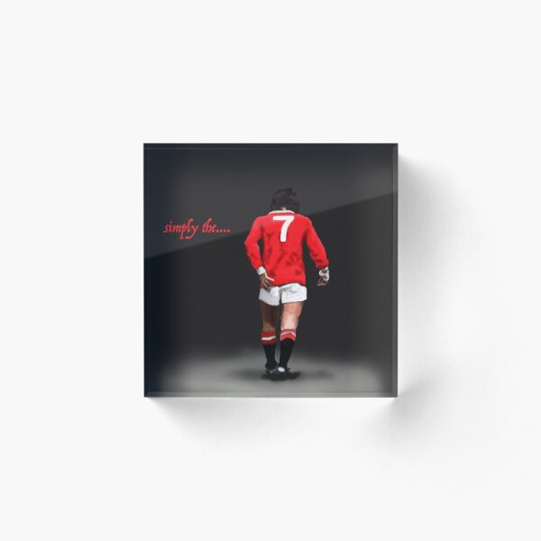 simply the...... Best. George Best. Legend Acrylic Block