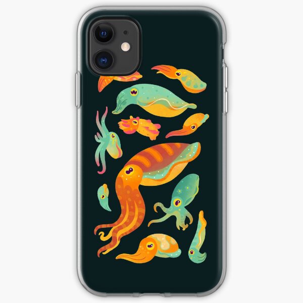 Cuttlefish - dark iPhone Soft Case