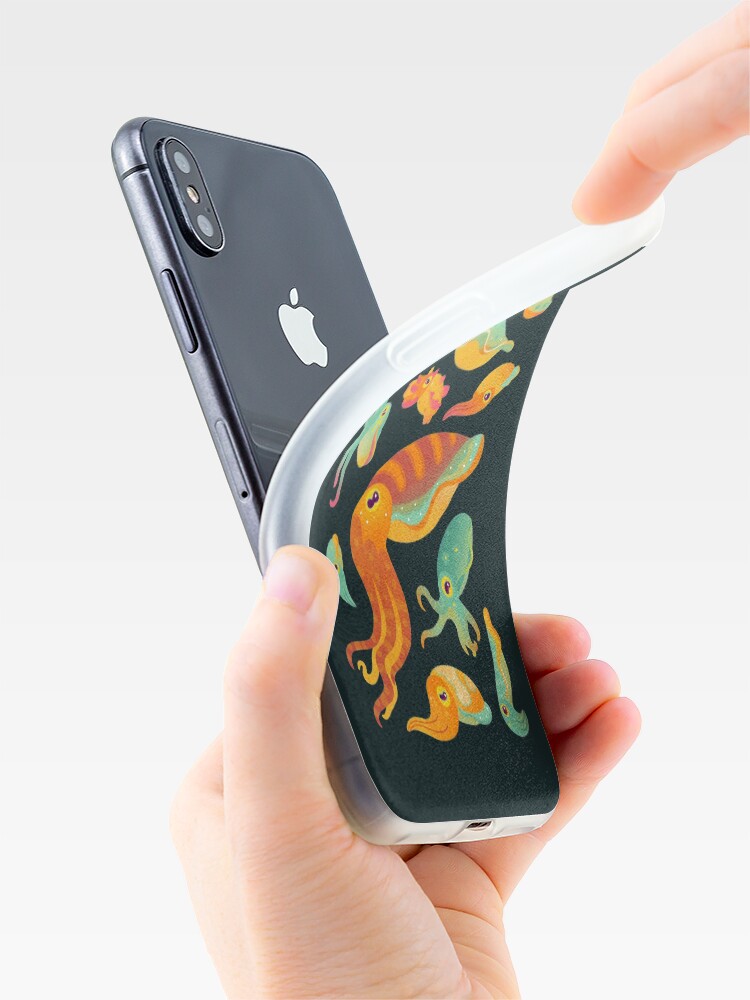 Alternate view of Cuttlefish - dark iPhone Case