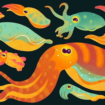 Artwork thumbnail, Cuttlefish - dark by pikaole