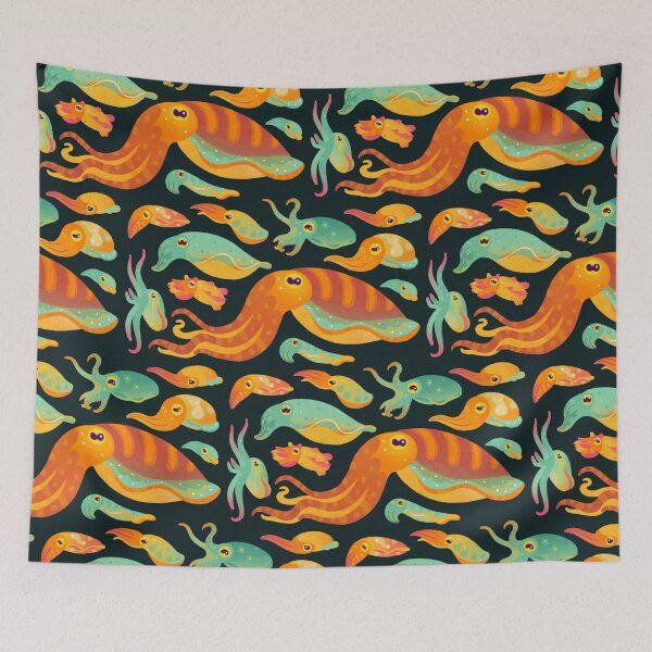 Item preview, Cuttlefish - dark designed and sold by pikaole.