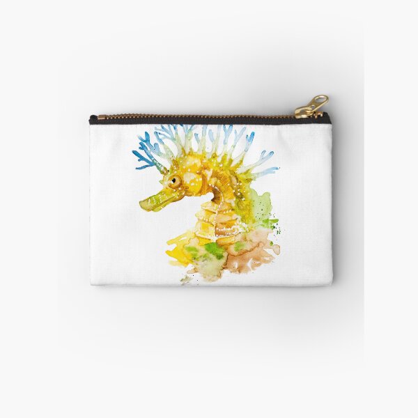Item preview, Seahorse portrait in loose watercolor designed and sold by Pegasene.